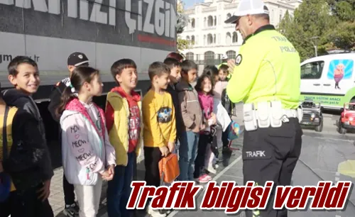 Trafik bilgisi verildi