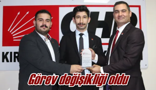 Görev değişikliği oldu