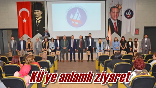 KÜ’ye anlamlı ziyaret