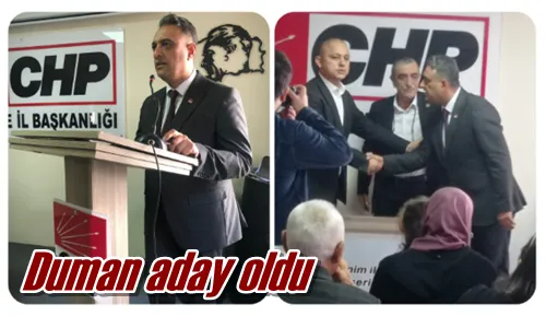 Duman aday oldu