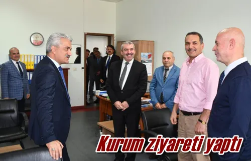 Kurum ziyareti yaptı