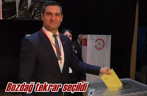 Bozdağ tekrar seçildi