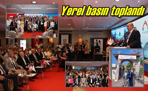 Yerel basın toplandı