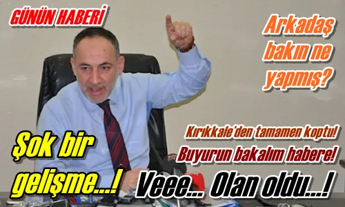 Veee… Olan oldu…!