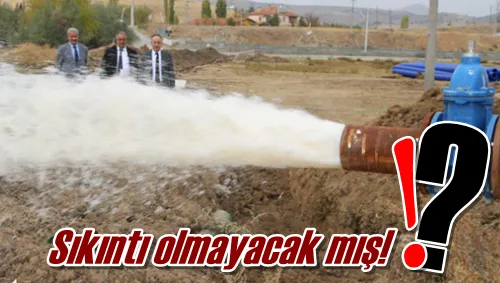 Sıkıntı olmayacak mış!