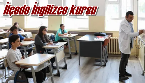 İlçede İngilizce kursu