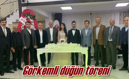 Görkemli düğün töreni