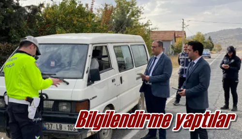 Bilgilendirme yaptılar