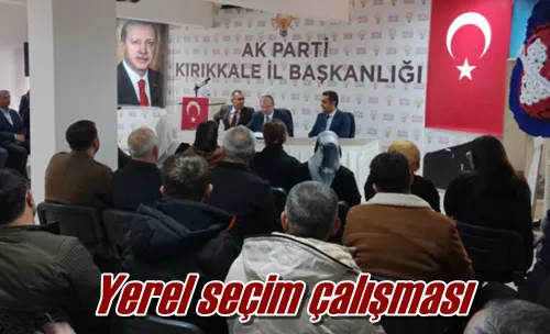 Yerel seçim çalışması