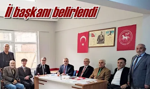 İl başkanı belirlendi