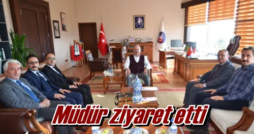 Müdür ziyaret etti