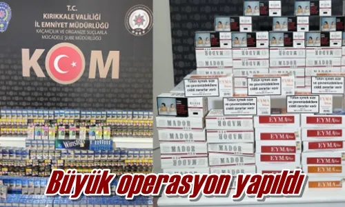 Büyük operasyon yapıldı