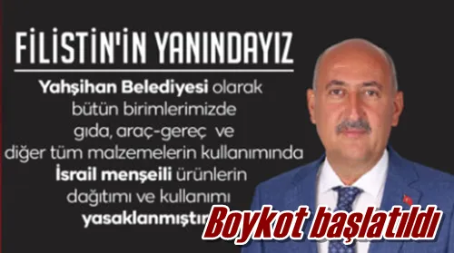 Boykot başlatıldı