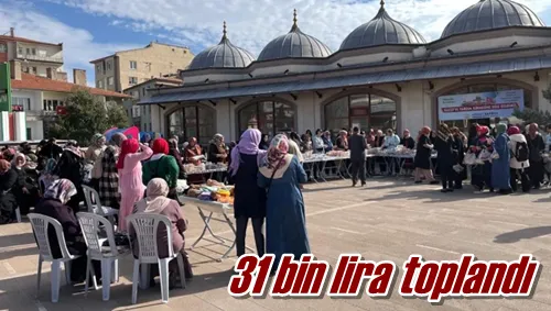 31 bin lira toplandı