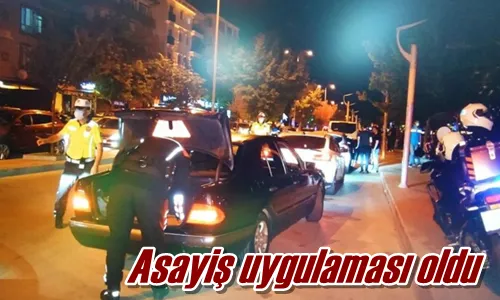 Asayiş uygulaması oldu