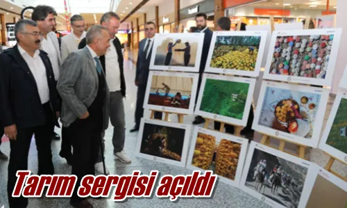 Tarım sergisi açıldı