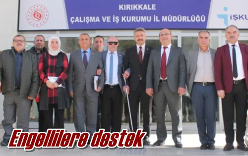 Engellilere destek