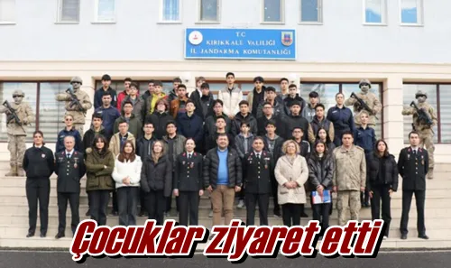 Çocuklar ziyaret etti