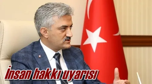 İnsan hakkı uyarısı