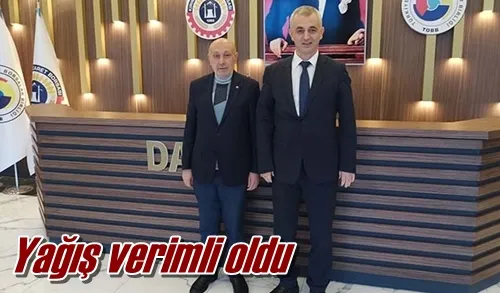 Yağış verimli oldu