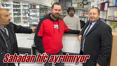 Sahadan hiç ayrılmıyor