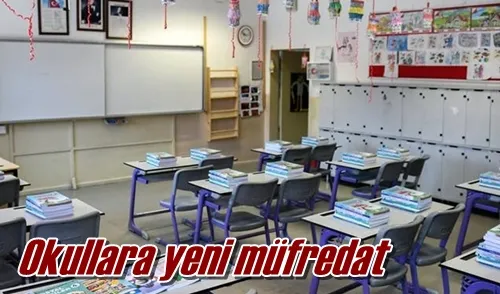 Okullara yeni müfredat