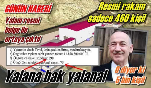 Yalana bak yalana!