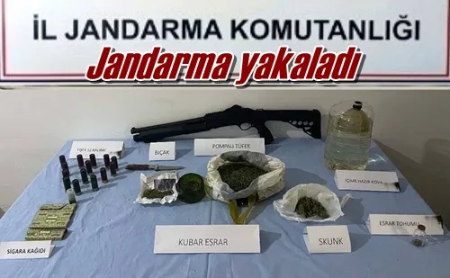 Jandarma yakaladı