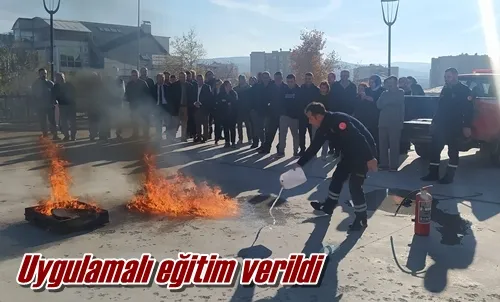 Uygulamalı eğitim verildi