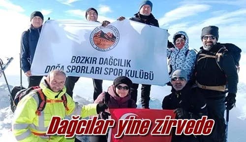 Dağcılar yine zirvede