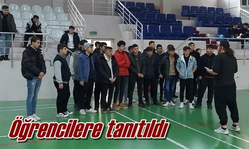 Öğrencilere tanıtıldı