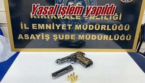 Yasal işlem yapıldı