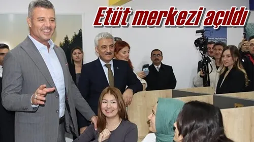 Etüt merkezi açıldı