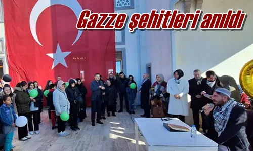 Gazze şehitleri anıldı