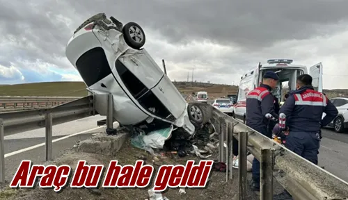 Araç bu hale geldi