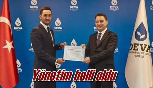Yönetim belli oldu