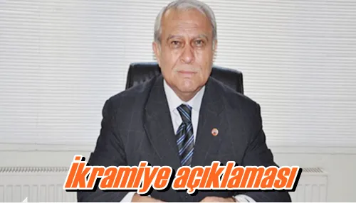 İkramiye açıklaması