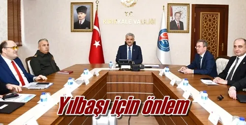 Yılbaşı için önlem