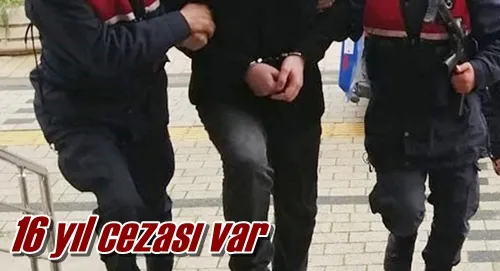 16 yıl cezası var