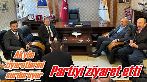 Partiyi ziyaret etti