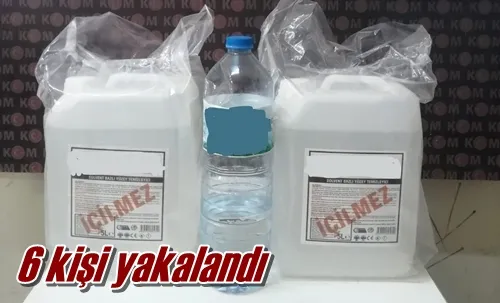 6 kişi yakalandı