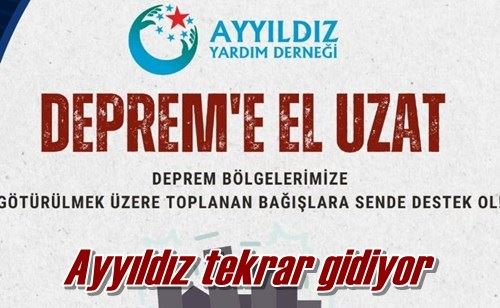 Ayyıldız tekrar gidiyor