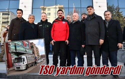 TSO yardım gönderdi