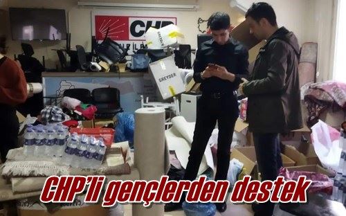 CHP’li gençlerden destek