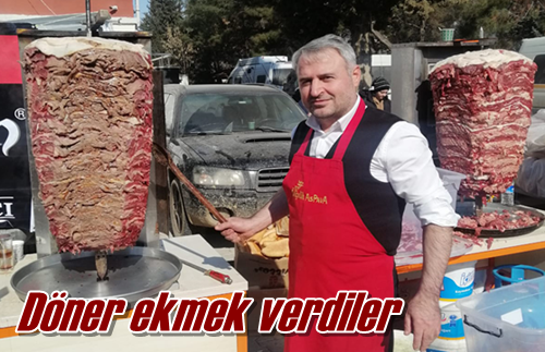 Döner ekmek verdiler