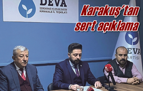 Karakuş sert çıktı