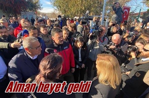 Alman heyet geldi