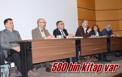 580 bin kitap var