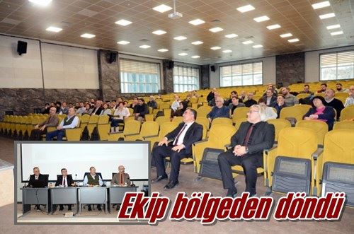 Ekip bölgeden döndü