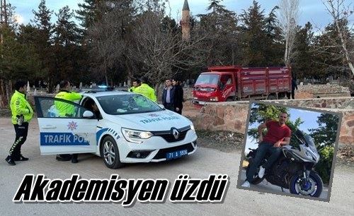 Akademisyen üzdü
